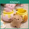 Cream Bear Plush Toy Honey Pot Series Keychain Stuffed Animal With Pp Cotton For Kids Room Decor