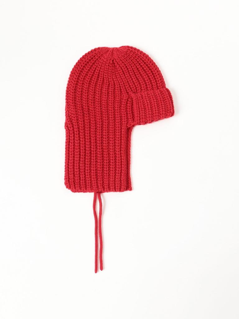 B:MING LIFE STORE by BEAMS CONTROL FREAK Balaclava Knit Cap, Women's, Red, One Size