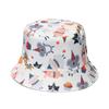 Sunshade Cute Hat Donut Ice Cream Hot Air Balloon Pattern Womens Fisherman Hat