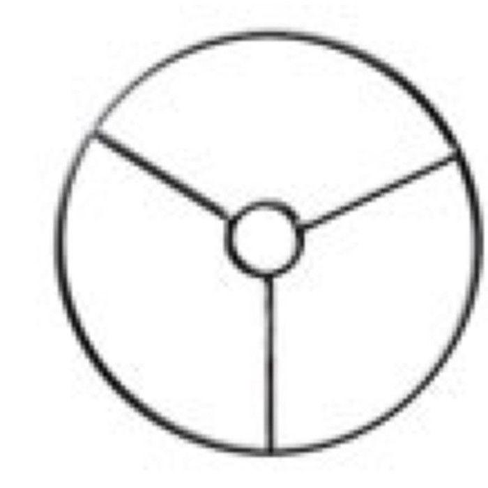 Armature abat-jour cercle avec bague Ø 15 cm