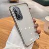 Plating Transparent Shockproof Phone Case For Huawei Nova 12 Pro With Magnetic Stand Holder Nova 9 SE 11 10 9 8 7 Pro Soft Cover