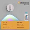 CE-Certified Multi-Angle Smart LED Night Light, Hill-Shaped Spotlight with 7 Colors, Magnetic Induction, Ambient Wall/Table Lamp