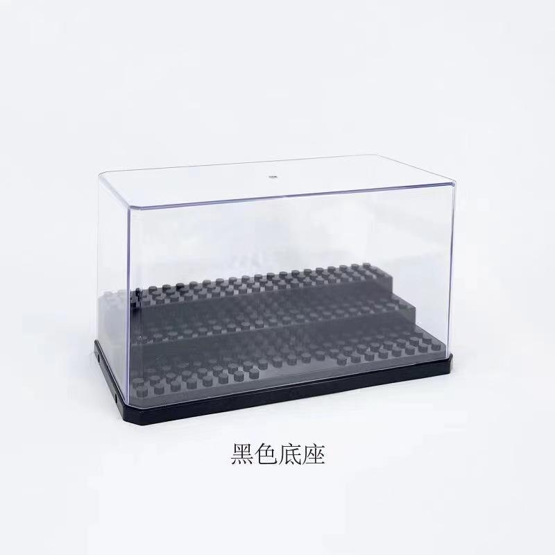 Lego-kompatible Minifiguren-Vitrine mit staubdichter Acrylabdeckung
