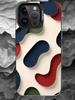 M-Modern abstraction Phone Case For iPhone 17 16 15 14 13 12 11 Pro Max Plus Silver Matte Black Cover