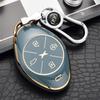 Luxury Key Case for 2021 Xpeng Motors G3/P7 - Unisex Full Cover with Buckle