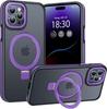 Hard Case Cover for iPhone 14 Pro Max Matte Purple Back