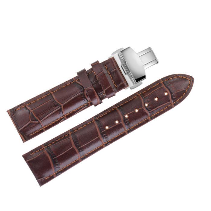 

22 мм T086407A T086408A T086407 T086408 Серия Женский стиль Ремешки для часов из натуральной кожи Ремешок для часов Браслет для T086 LUXURY POWERMATIC 80 Series T086-22MM коричневый