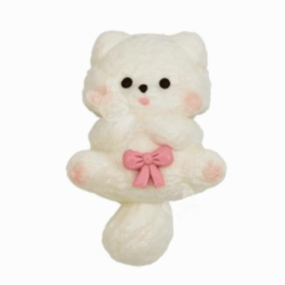 Soft Mochi Cat Squeeze Keychain Squishy Pendant Cat Fidget Toy Fidget Hand Relaxation