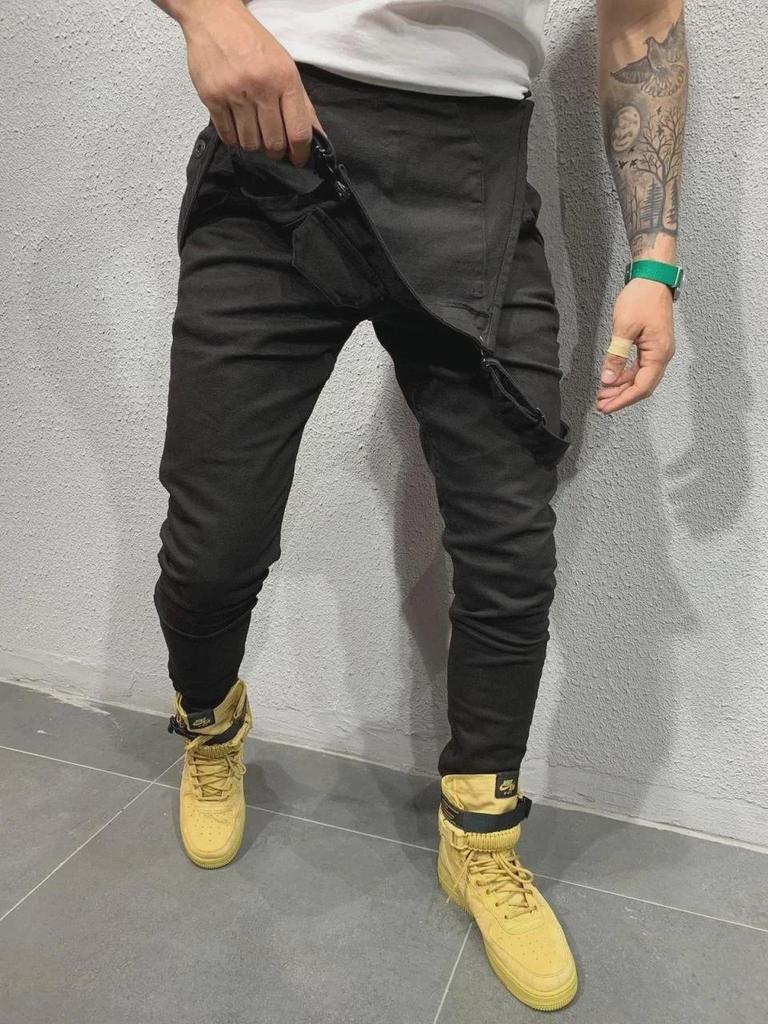 2019 Slim Fit Men's Multi-Pocket Workwear Overalls