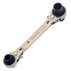 Takagi GISUKE Flexible Gear Wrench, Swing Head, 4-in-1, 8, 10, 12, and 13mm, DGW-4F
