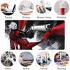 Stitched Edges Gaming Mouse Pad Cool Red Vs Blue Anime Sword Fight Print Nonslip Desk Mat for PC Gamer  Daily Use
