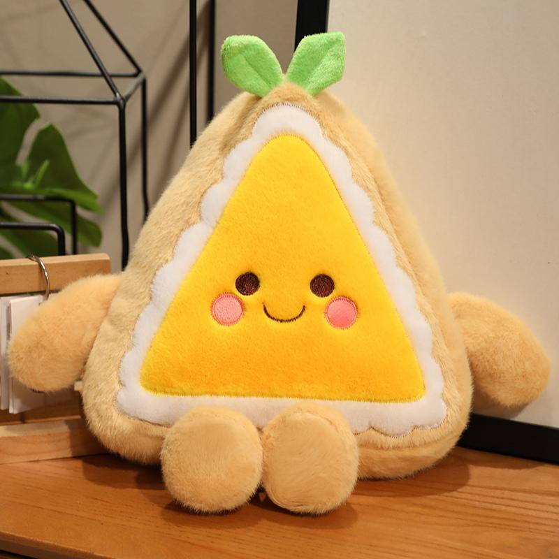 Cartoon Delicious Dessert Plush Doll Fruit Cake Personification Food Ice Cream Doll Dessert Shop Decoration Gift for Girls Boys