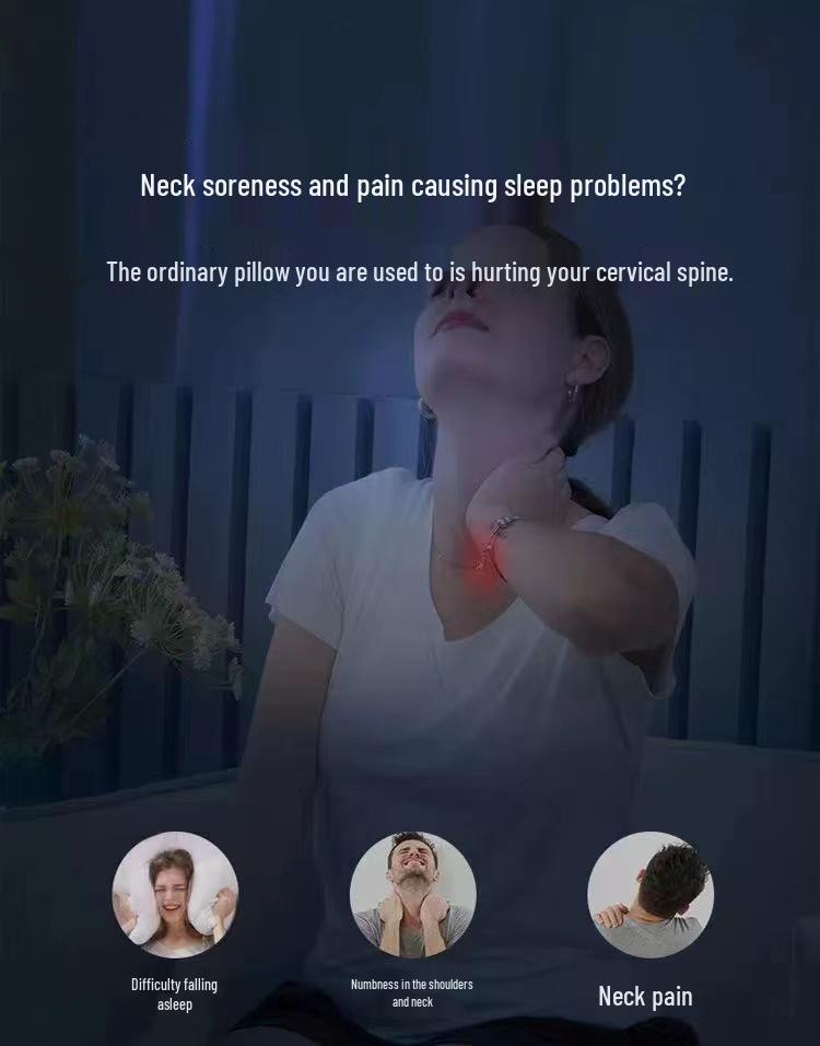 Second-Generation Neck Support Sleep Aid Pillows for Home, Student, Hotel Use