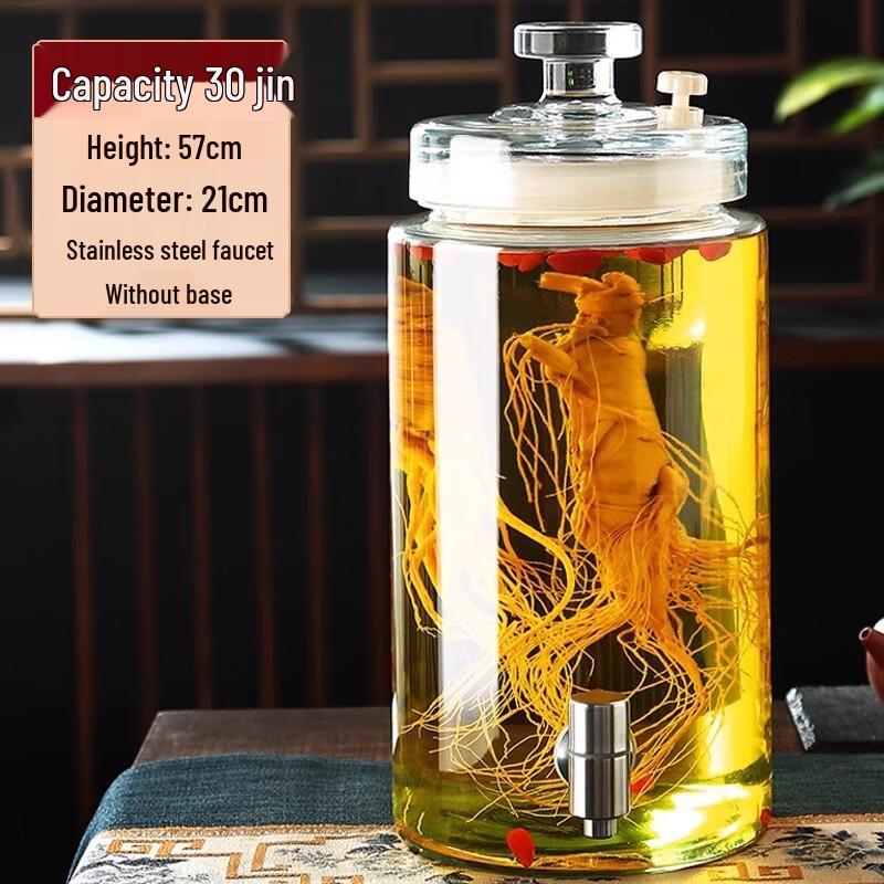 Brauglas mit Zapfhahn