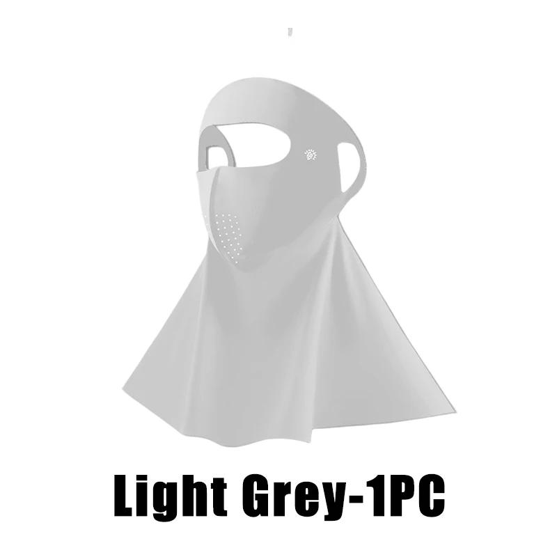 

Cool Ice Silk Sun Protection Mask 3D UPF50+ Anti-UV Neck Scarf Neck Protection Dustproof Sunshade Facepiece Outdoor