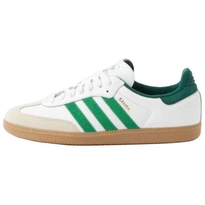 New Adidas Originals Samba Og White Green Collegiate Green JI3202