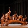 Sette Elefanti Fortunati Ornamenti Elefante Attrazione di Ricchezza Decorazione Creativa per Casa Soggiorno Regali per Trasloco Nuova Casa