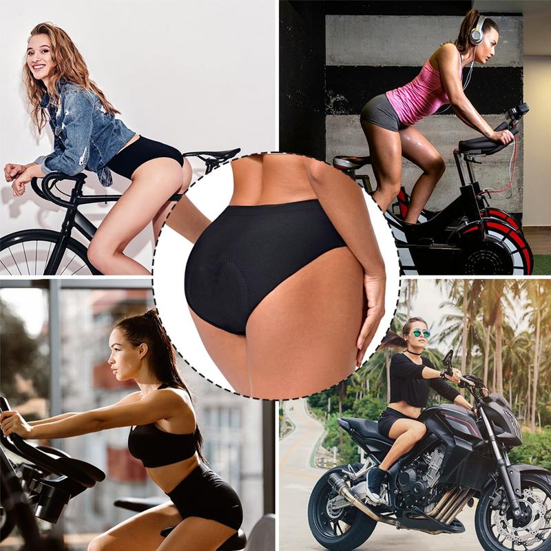Women's 4D Padded Bike Underwear High Quality Comfortable Cycling Bicycle Shorts Biking Briefs Biker Cycle Undershorts for Women
