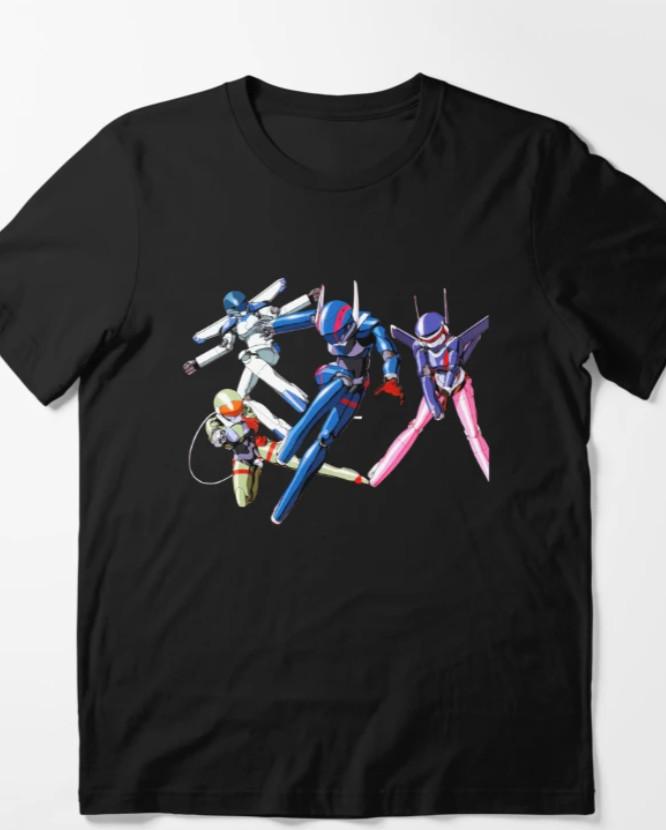 Bubblegum Crisis Unisex T-shirt 80s 90s Anime Manga Unisex T-Shirt XL