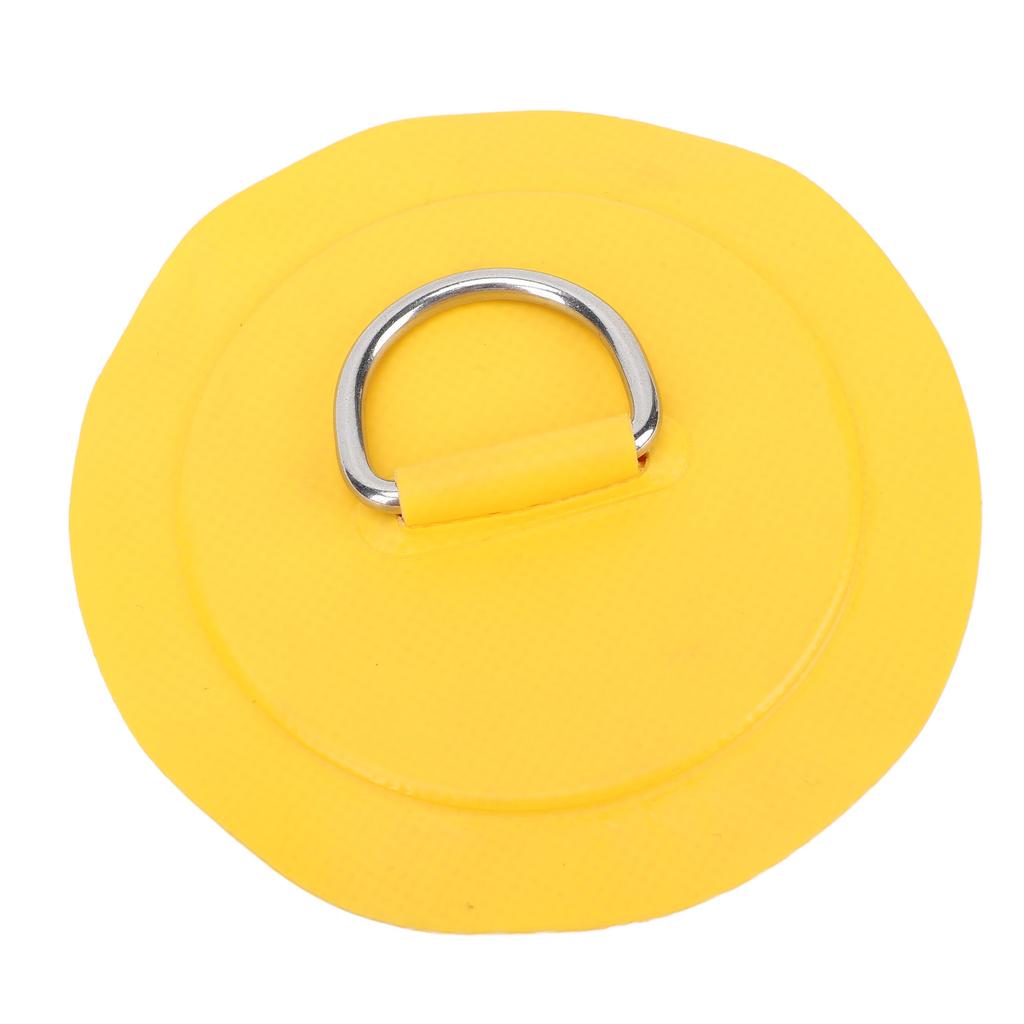 D Ring Patch Multifunctional PVC and Stainless Steel Boat Circular D Ring Pad for Inflatable Boat Kayak Dinghy