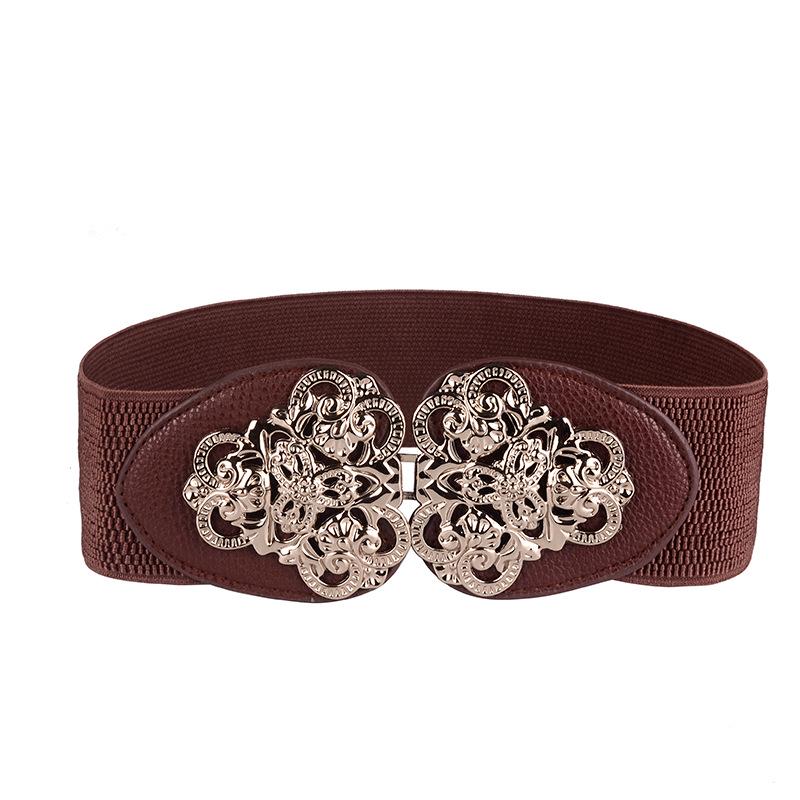 Belt Bohemian Style Waist Seal Elastic Band Strong Elastic Women Wide Women