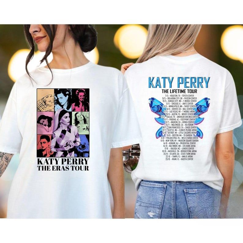 2026 Summer Fashion Trendy Katy Perry the Lifetime Tour Shirt, Katy Perry Fan Gift, Katy Perry Merch, Katy Perry Graphic Shirt, Concert Shirt Tee 4XL