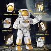 Floating Astronaut Building Blocks Set - 875 PCS 2 In 1 Space Model STEM Educational Toy for Kids Adults DIY Gift Idea