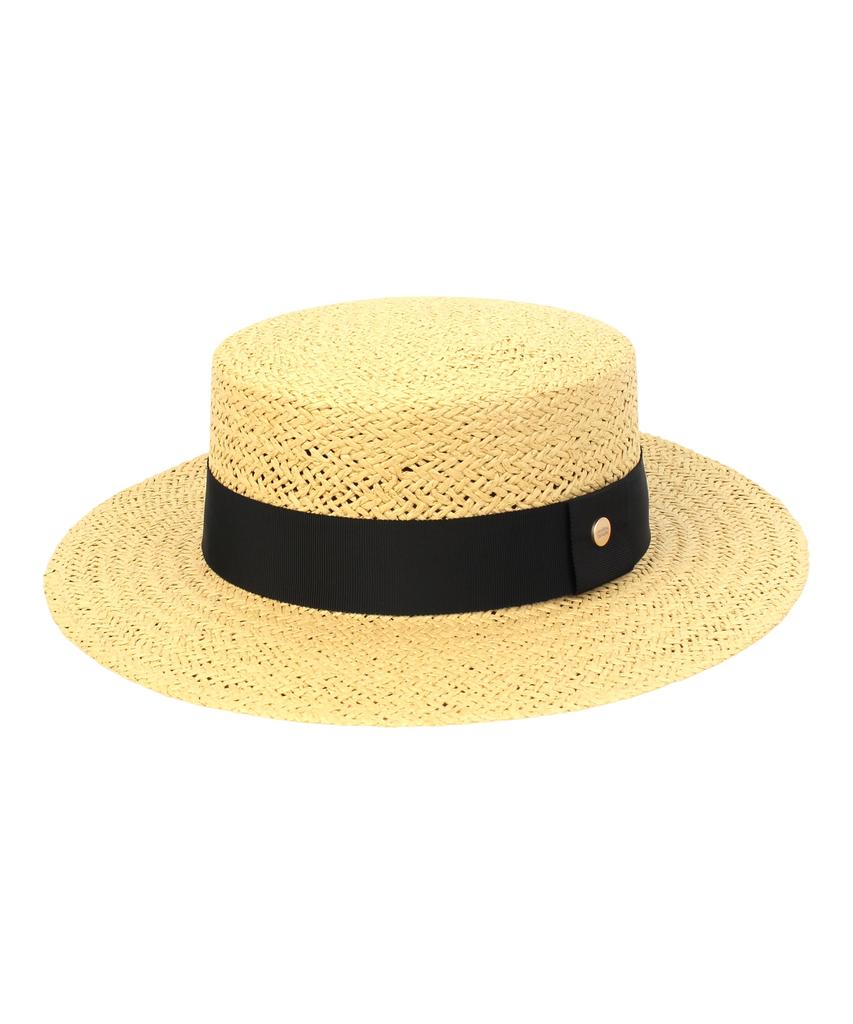Yunibeosyeolkemiseuteuli Beige Small Logo Panama Hat Panama Hat