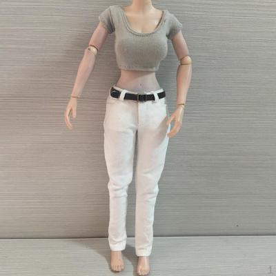 -shirt Female T Shirt Action Figure Clothing Clothes Accessory Toy for Kumik