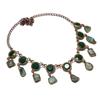 Emerald Necklace, Copper Electroformed Necklace Gemstone Jewelry, Handmade Necklace Amazing Jewelry, Gift For Her