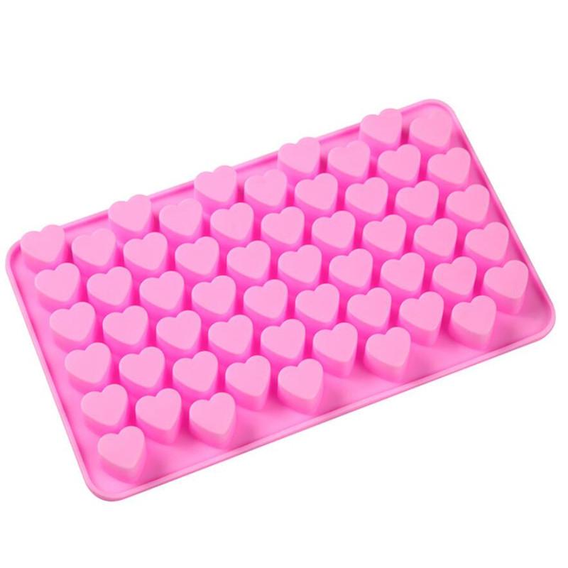Mini Heart Mold Silicone Ice Cube Tray DIY Chocolate Fondant Mould 3D Pastry Jelly Cookies Baking Cake Decoration Tools