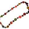 Les Trésors De Lily [L6999] - 'Kilimanjaro' Orange Brown Designer Necklace
