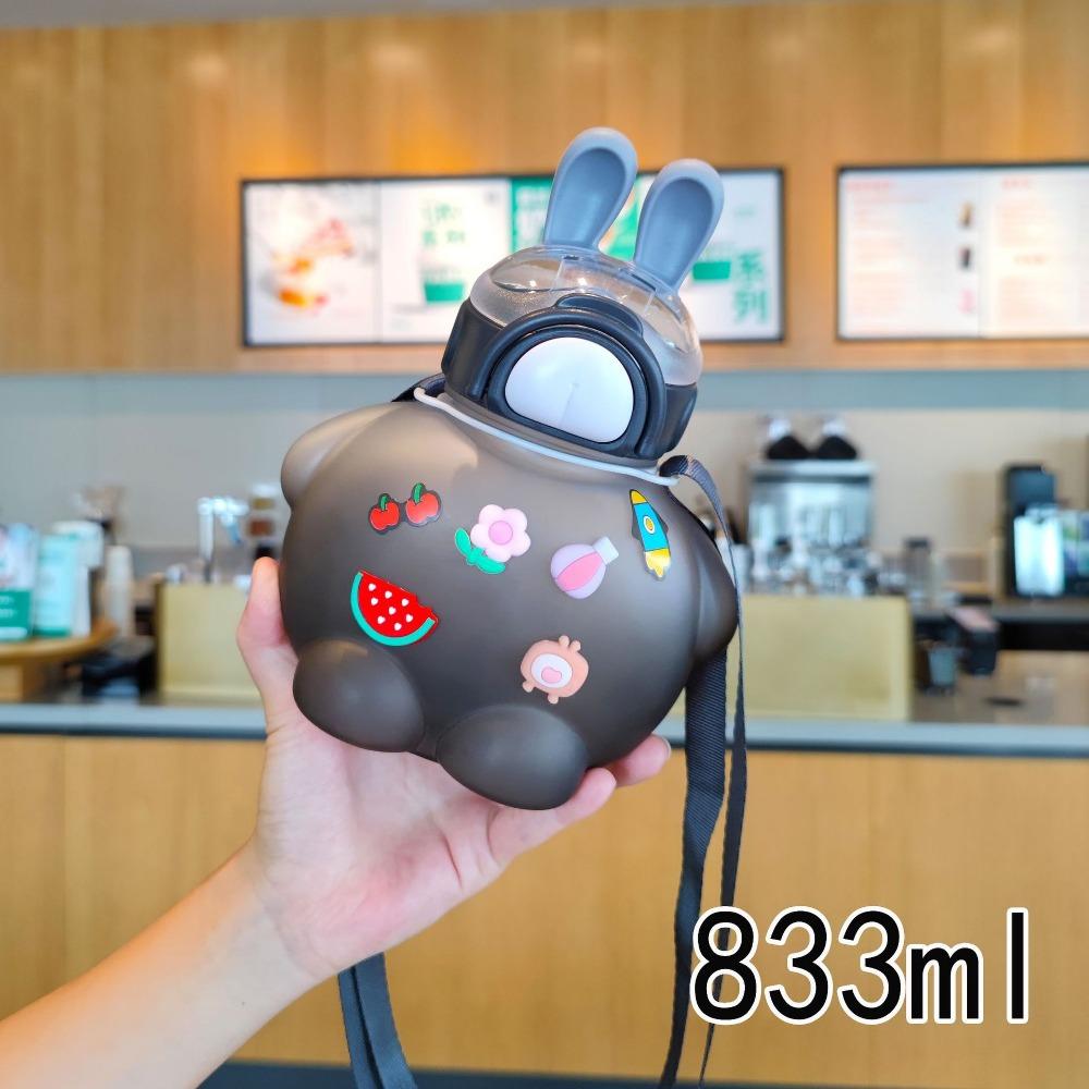 

Soft Ear Cute Rabbit Bottle 833ML Large-Capacity Big Belly Cup Big Belly Water Bottle Unisex Style 3
