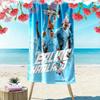 Football star Print Beach Towel, Large Soft Quick Dry Towel for Beach Camping Swimming