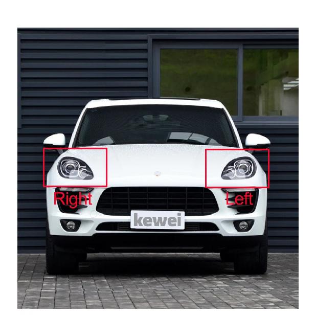 Headlight Cover For Porsche Macan 2014 2015 2016 2017 Car Headlight Shell Lamp Shade Lens Cover