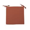 Waterproof Outdoor Chair Cushion 40x40x5 Cm ALIX Coral, by Soleil D'ocre