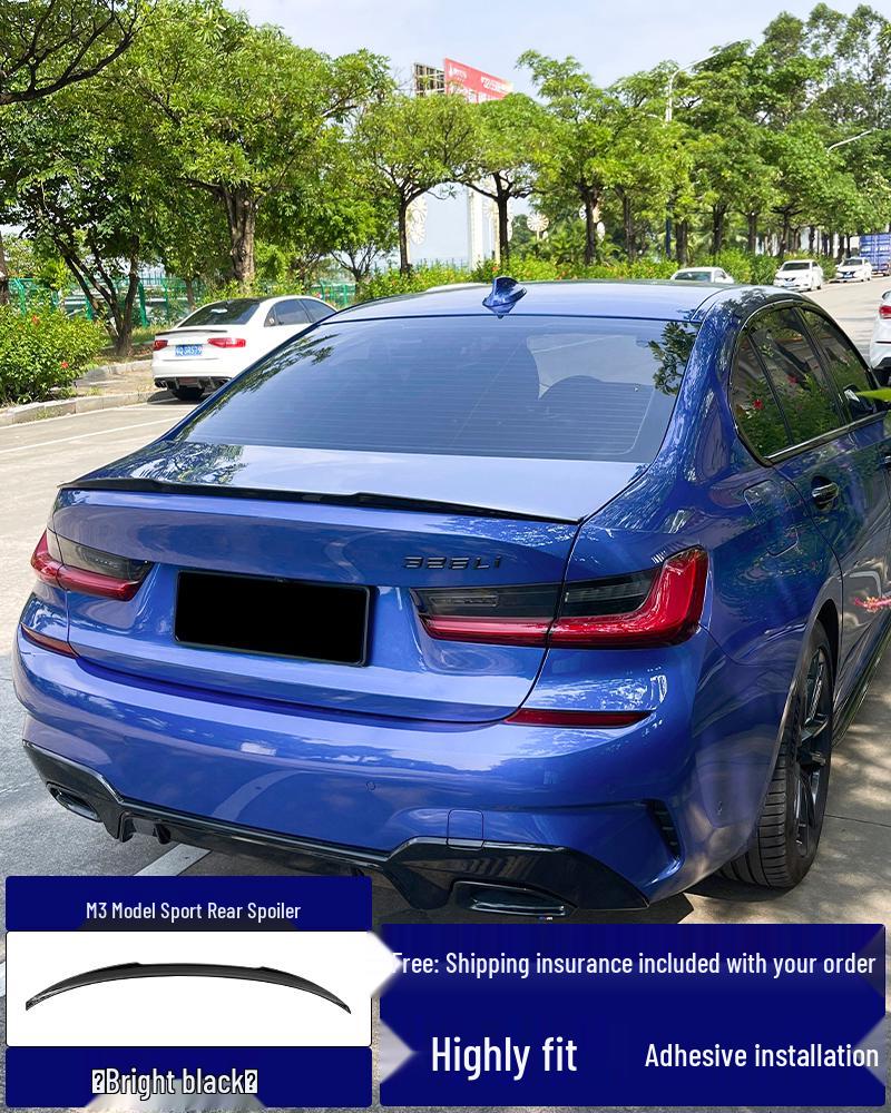 Front Lip & Bumper Kit for 20-25 BMW 3 Series - Black MP