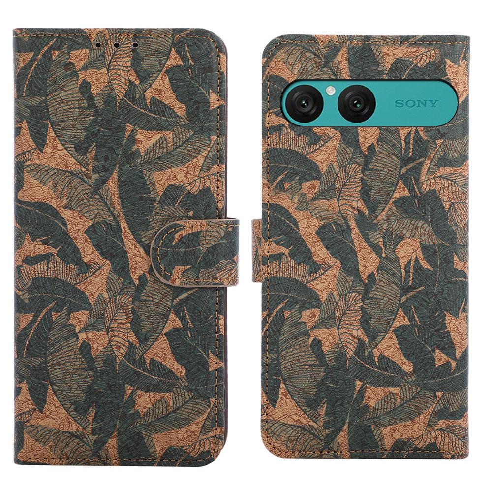 For Sony Xperia 10 VII Leather Wallet Case Bohemian-style TPU PU Phone Cover with Stand