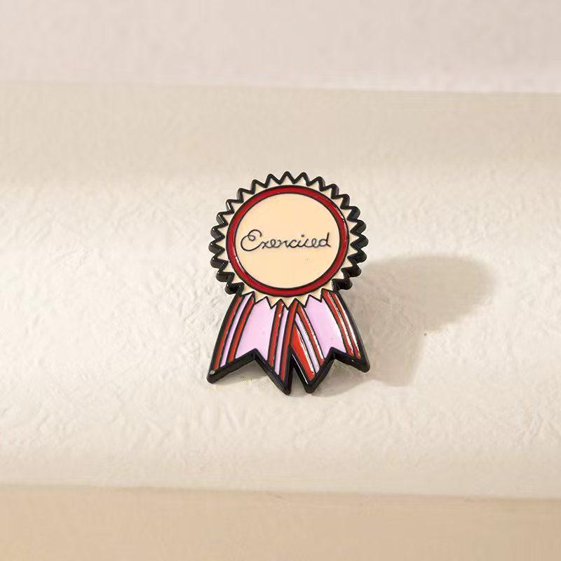 

Zinc Alloy English Letter Brooch: Colorful, Personalized Badge Ornament