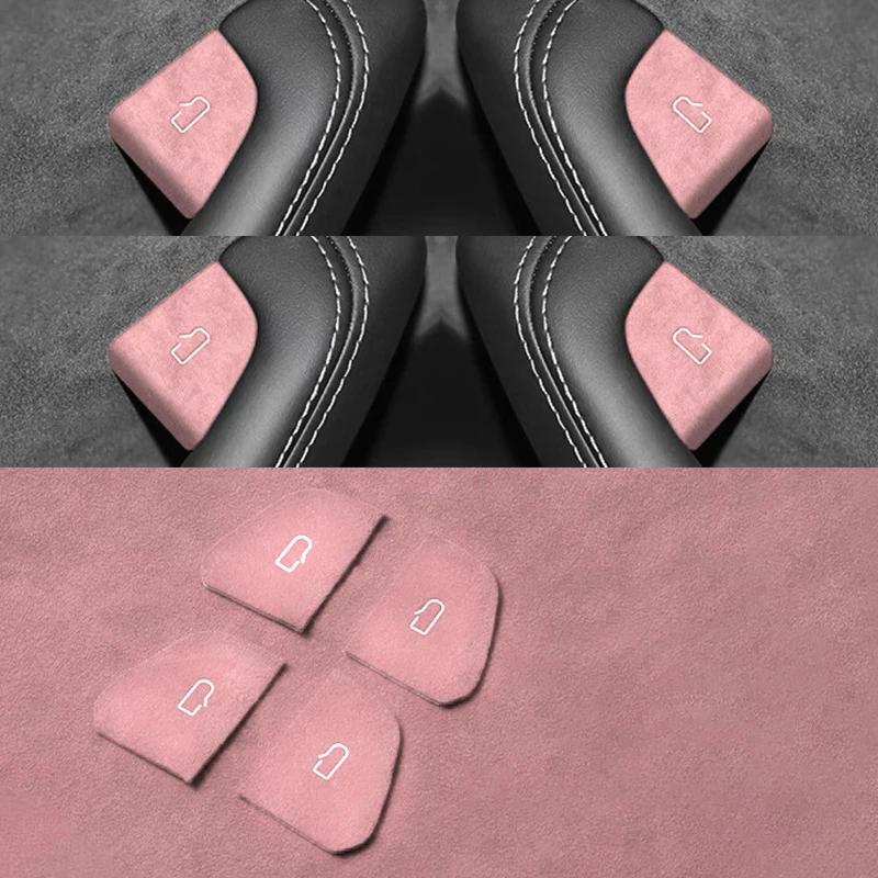Car Open Door Button Stickers For Tesla Model 1 Y Juniper Highland Armrest Window Lift Button Switch Interior Accessories
