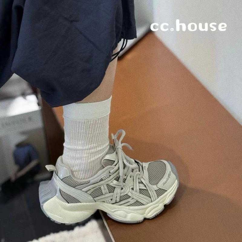 Early autumn new fashion platform dad shoes versatile casual sports shoes women's shoes lace up breathable