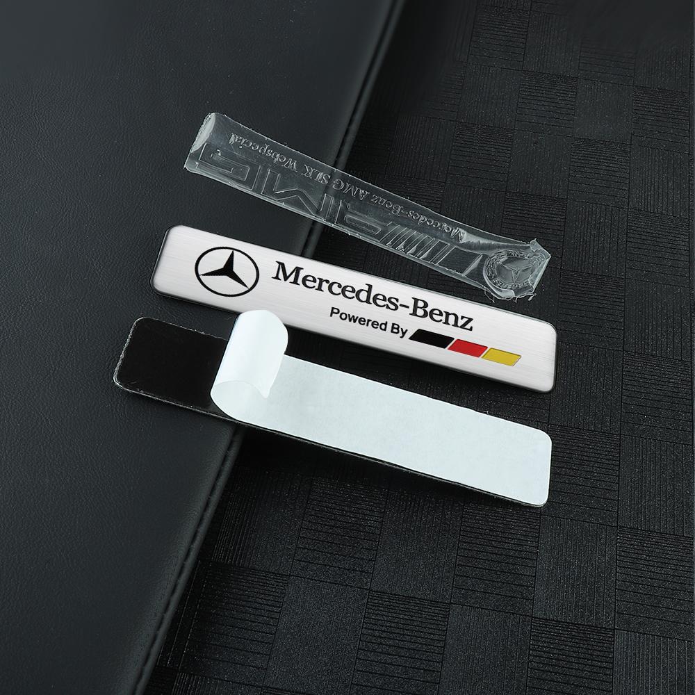 GLC GLB 3D Aluminum Emblem Car Window Body Car Side Fender Decoration Stickers for Mercedes Benz AMG W204 W213 W205 W211 Auto S