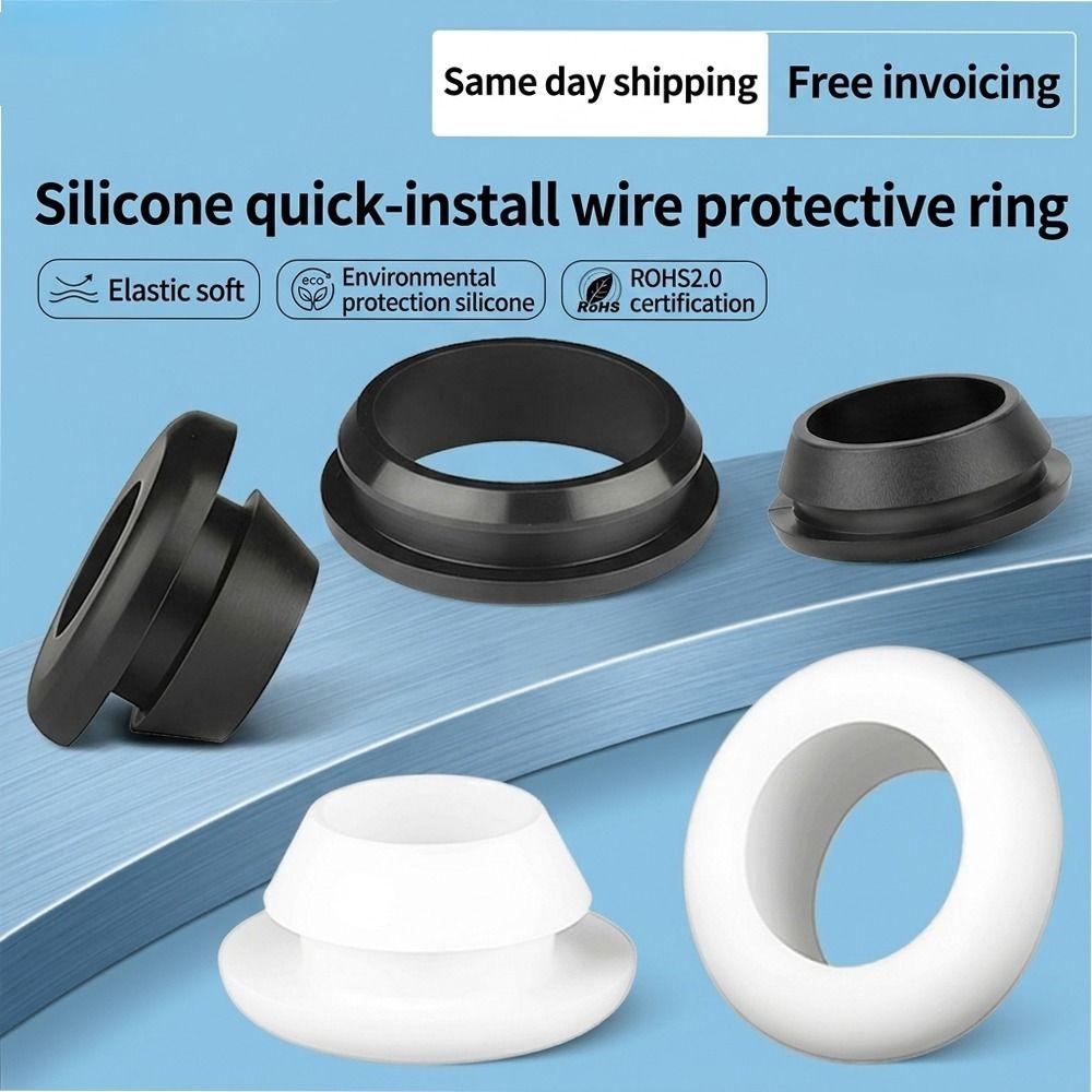 10PCS Flame Retardant Sealing Cap Seal Ring Electric Box Gasket Cable Hole Cover  Electric Box