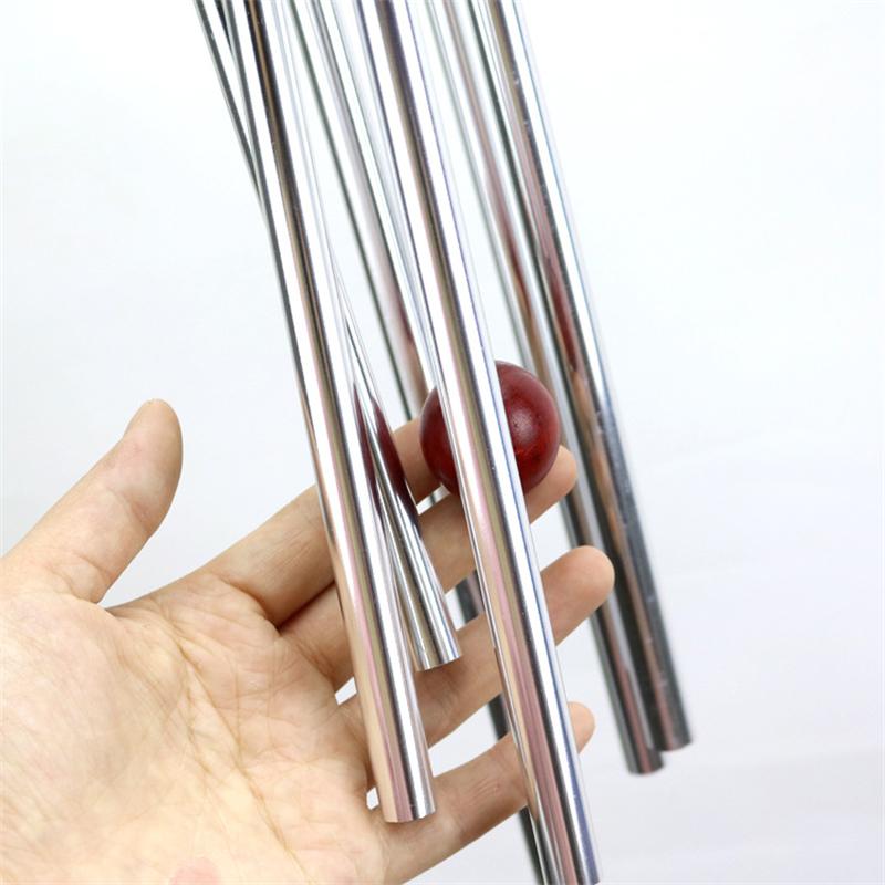 1pc Wind Chimes 6 Tubes Outdoor Large Deep Tone Bells Metal Garden Yard Patio Decoration Hanging Ornament