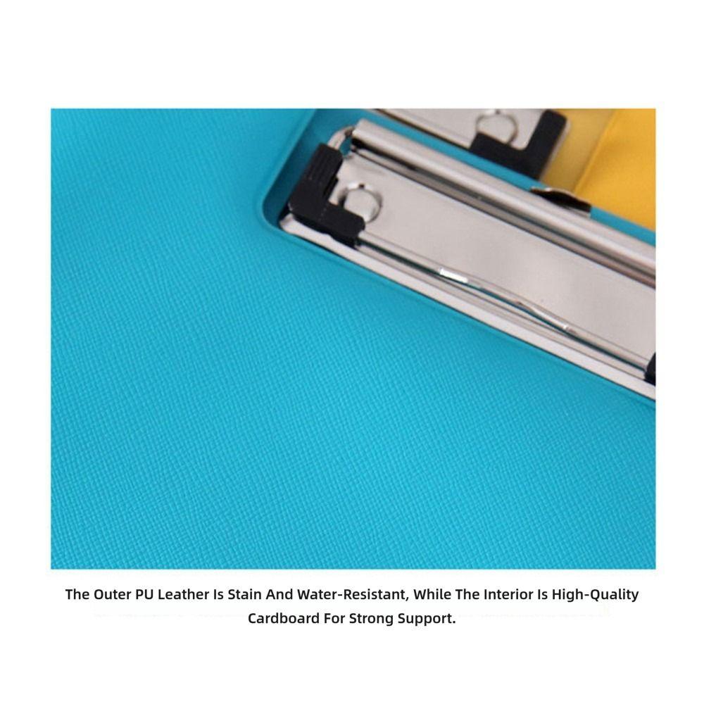 PU Leather Clipboard Color Contract Folder High Quality File Folder Gift