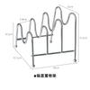 2025 New Kitchen No-punching Seated Pot Lid Rack, Tabletop Vertical Multi-layer Pot Lid Shelf Knife Holder Hanging Rack Dish
