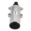 24V 7 Hole Aluminum Socket Quick Install Trailer Power Outlet for Mobile Home Truck & Commercial Vehicle Power Supply