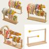 Elegant Wood Jewelry Holder Wood Bead Bracelet Holder Jewelry Storage Rack Wood Necklace Stand Suitable for Any Occasion