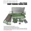 Fishing Tackle Box 9 Pieces Clear Lid Storage Organizer Fishing Box Organizer For Enthusiasts Family Friends Men Women Outdoor