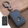 Leather Car Key Cover Case for Volvo S60 S90 XC40 XC60 XC90 V60 V90 Key Shell Protector Auto Accessory Ring Covers